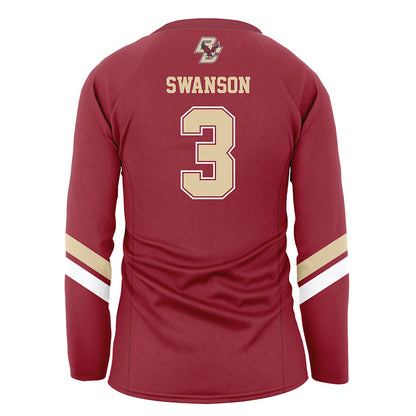 Boston College - NCAA Women's Volleyball : Chandler Swanson - Maroon Volleyball Jersey