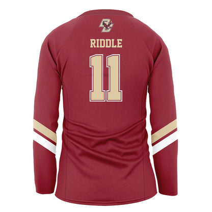 Boston College - NCAA Women's Volleyball : Morgan Riddle - Maroon Volleyball Jersey-1