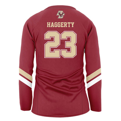 Boston College - NCAA Women's Volleyball : Julia Haggerty - Maroon Volleyball Jersey