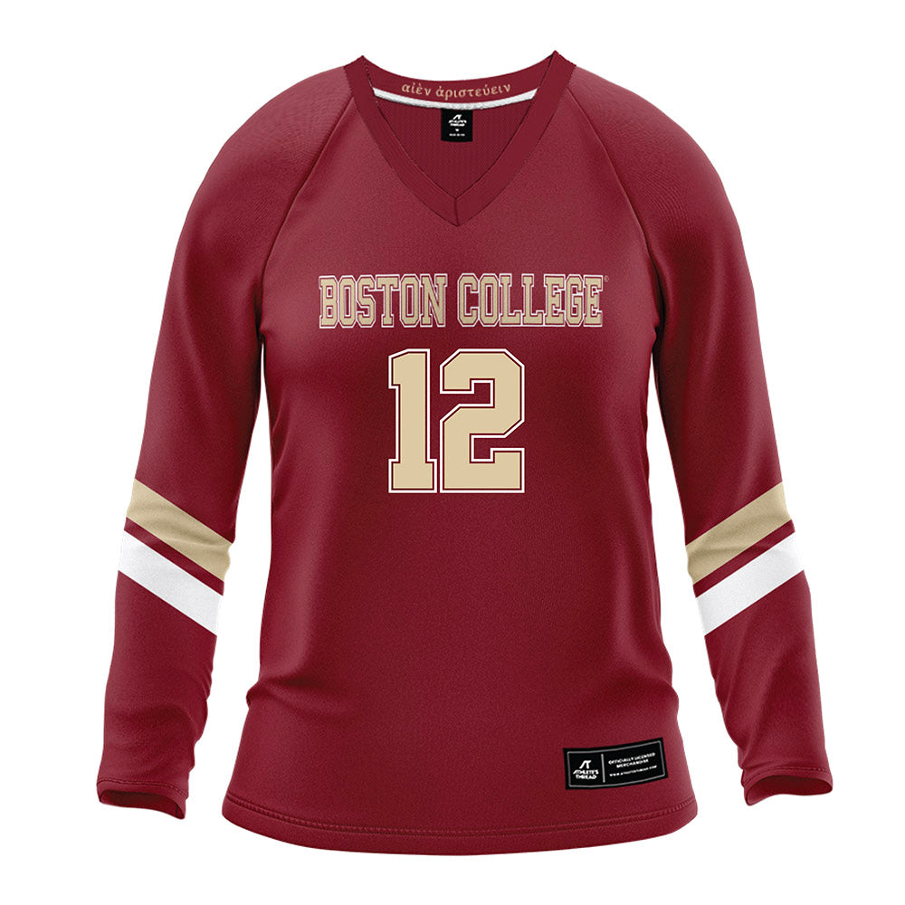 Boston College - NCAA Women's Volleyball : Sam Hoppes - Maroon Volleyball Jersey