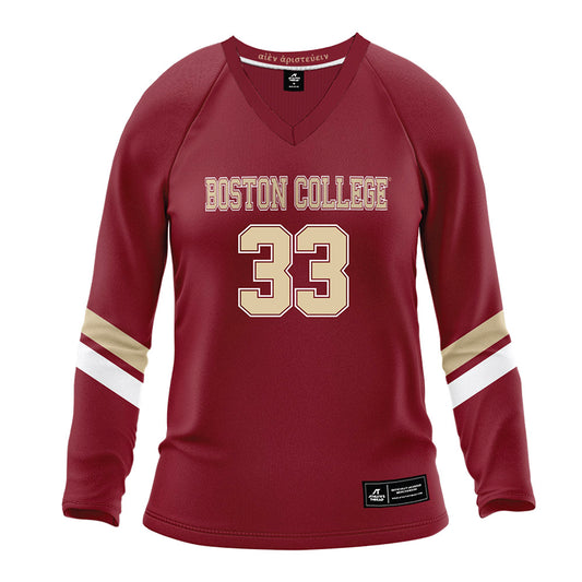 Boston College - NCAA Women's Volleyball : Isabelle Poehlein - Maroon Volleyball Jersey