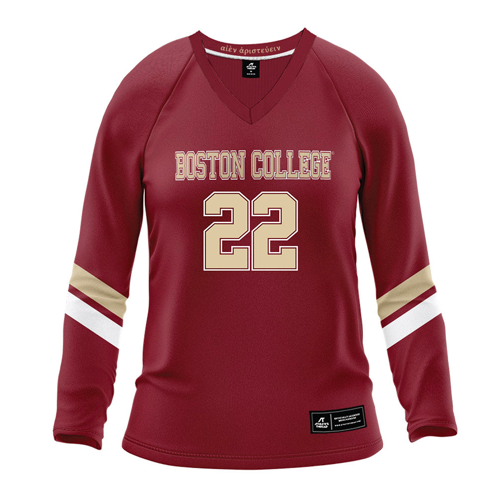 Boston College - NCAA Women's Volleyball : Savannah Curtis - Maroon Volleyball Jersey-0
