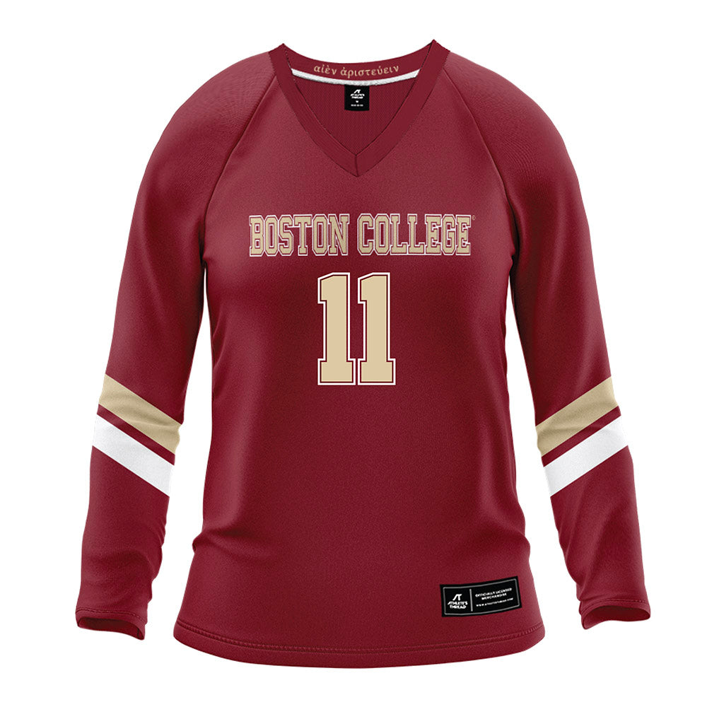 Boston College - NCAA Women's Volleyball : Morgan Riddle - Maroon Volleyball Jersey-0