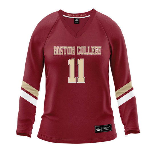 Boston College - NCAA Women's Volleyball : Morgan Riddle - Maroon Volleyball Jersey-0