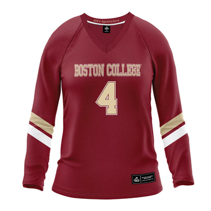 Boston College - NCAA Women's Volleyball : Danica Rach - Maroon Volleyball Jersey