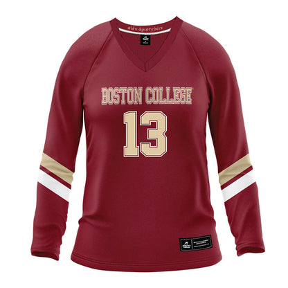 Boston College - NCAA Women's Volleyball : Audrey Ross - Maroon Volleyball Jersey