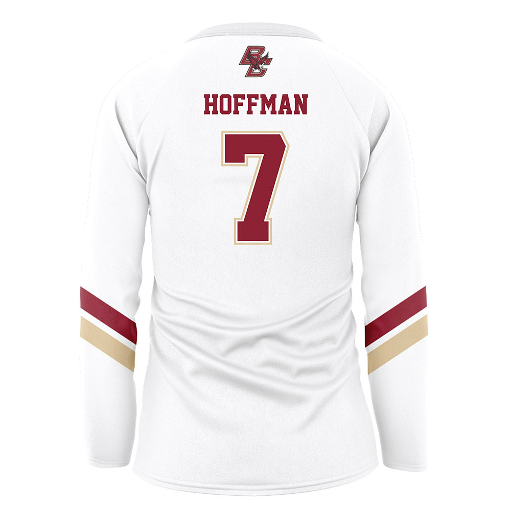 Boston College - NCAA Women's Volleyball : Hanna Hoffman - White Volleyball Jersey