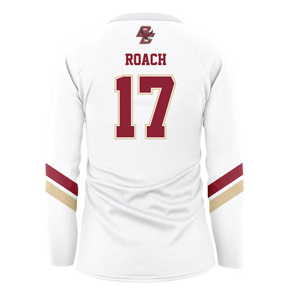 Boston College - NCAA Women's Volleyball : Cornelia Roach - White Volleyball Jersey