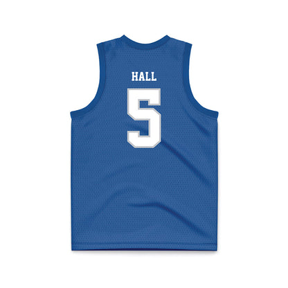 MTSU - NCAA Men's Basketball : Jarred Hall - Blue Basketball Jersey