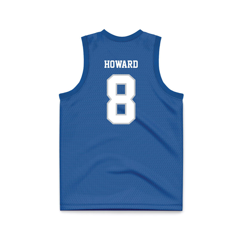 MTSU - NCAA Men's Basketball : Jax Howard - Blue Basketball Jersey-1