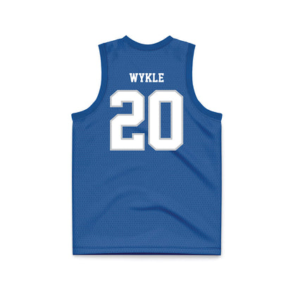 MTSU - NCAA Men's Basketball : Savon Wykle - Blue Basketball Jersey-1