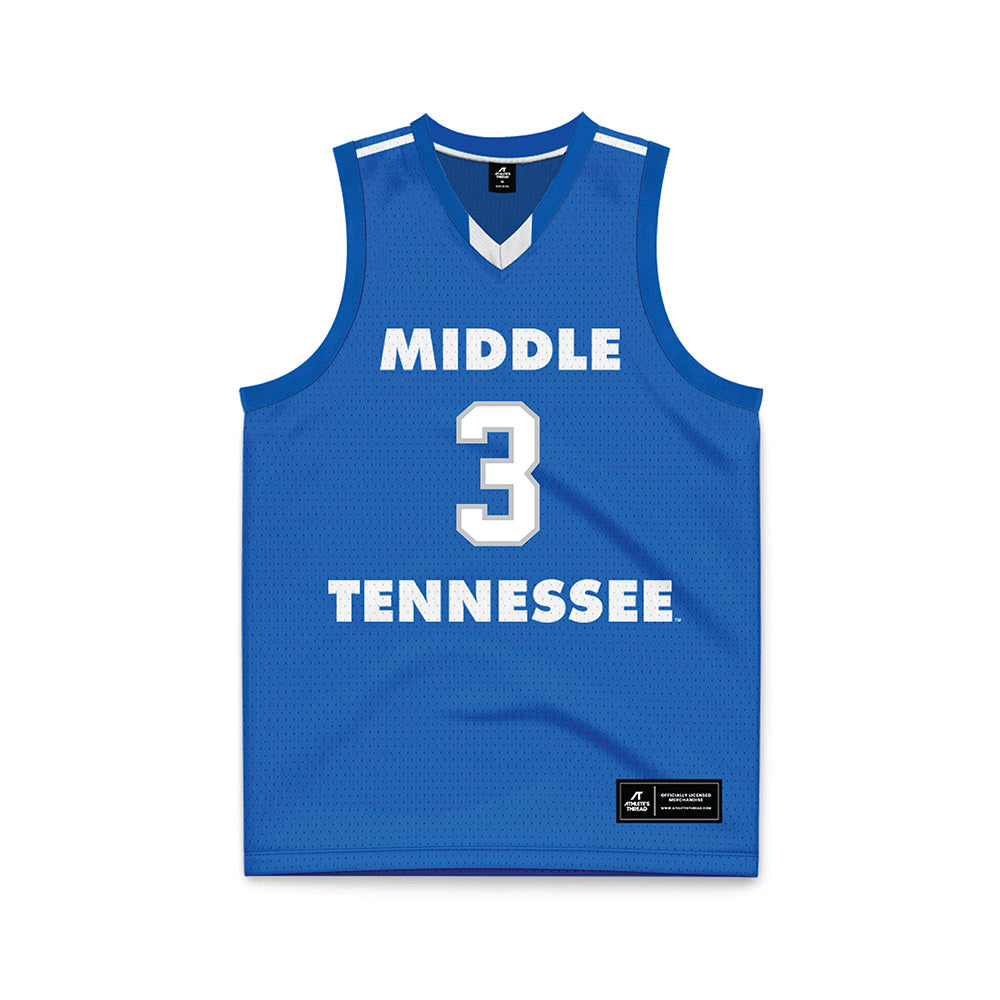 MTSU - NCAA Men's Basketball : Jestin Porter - Basketball Jersey