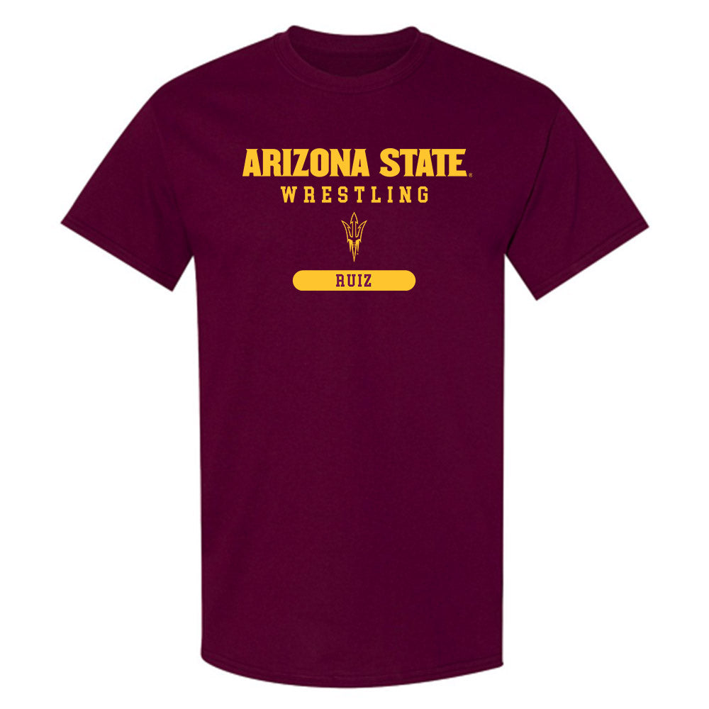 Arizona State - NCAA Wrestling : Nicco Ruiz - Classic Shersey T-Shirt-0