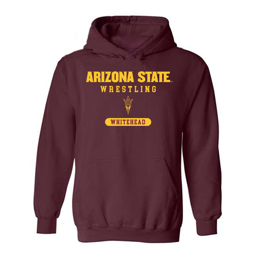 Arizona State - NCAA Wrestling : Melvin Whitehead - Classic Shersey Hooded Sweatshirt-0