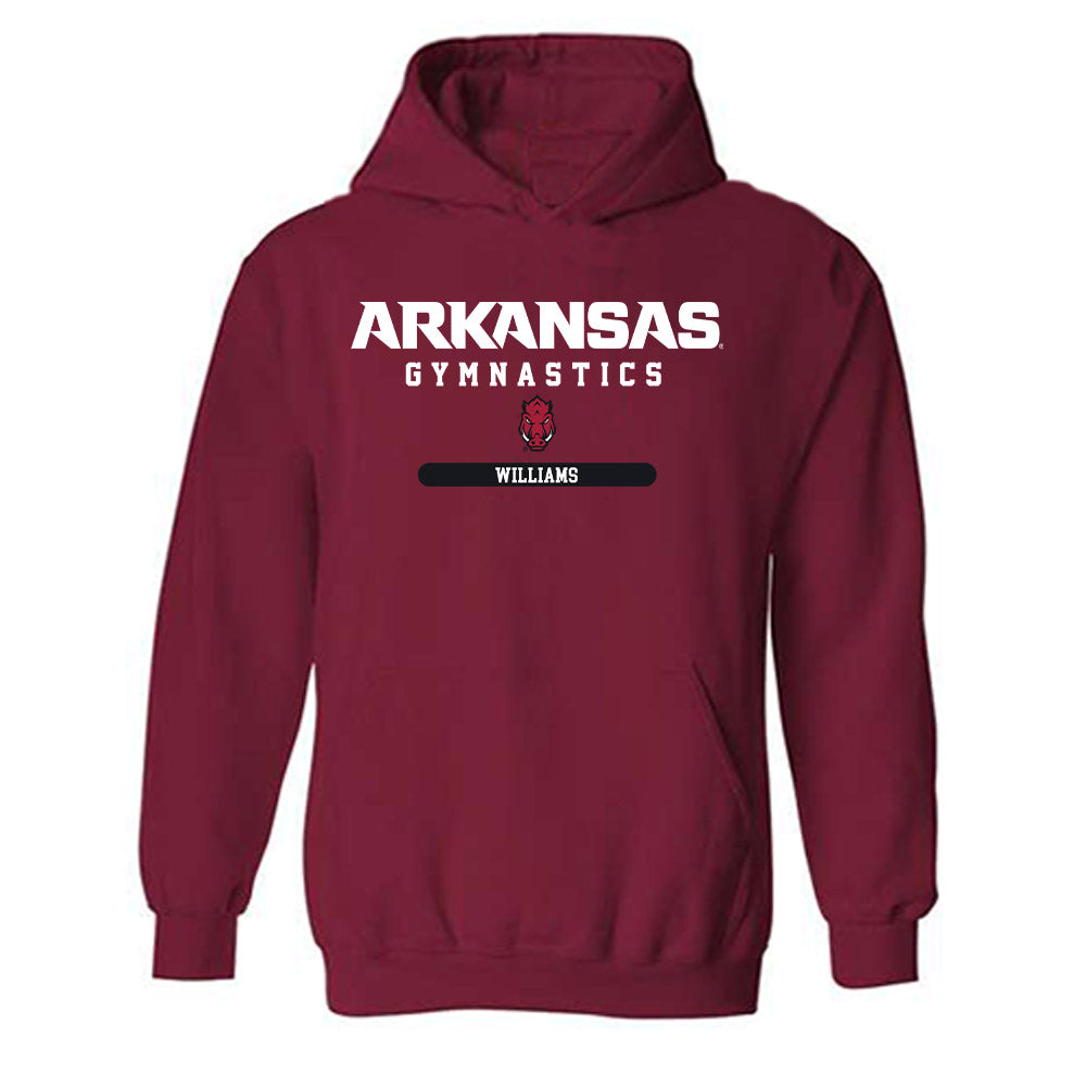 Arkansas - NCAA Women's Gymnastics : Lauren Williams - Classic Shersey Hooded Sweatshirt