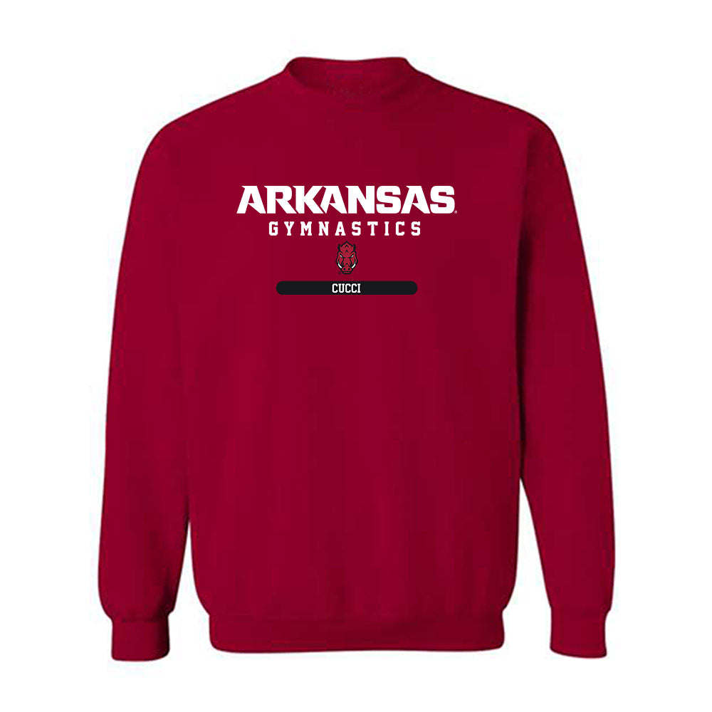 Arkansas - NCAA Women's Gymnastics : Allison Cucci - Classic Shersey Crewneck Sweatshirt-0