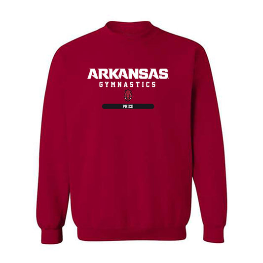 Arkansas - NCAA Women's Gymnastics : Morgan Price - Classic Shersey Crewneck Sweatshirt-0