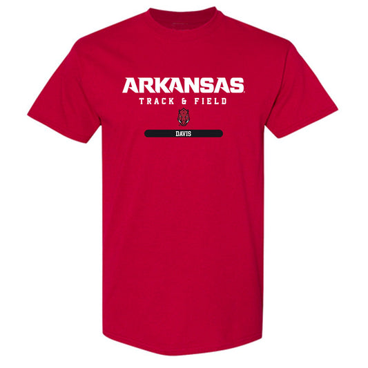 Arkansas - NCAA Women's Track & Field : Kayla Davis - Classic Shersey T-Shirt-0