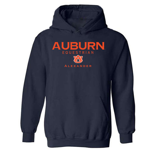 Auburn - NCAA Equestrian : Jill Alexander - Classic Shersey Hooded Sweatshirt-0