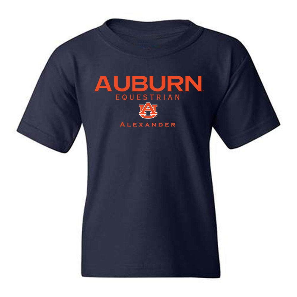 Auburn - NCAA Equestrian : Jill Alexander - Classic Shersey Youth T-Shirt-0