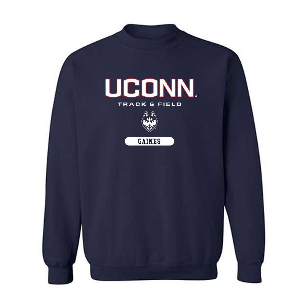 UConn - NCAA Men's Track & Field : Carl Gaines - Classic Shersey Crewneck Sweatshirt