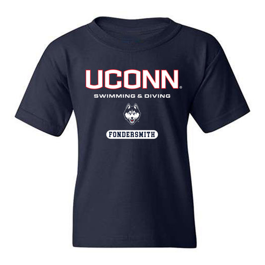 UConn - NCAA Women's Swimming & Diving : Julia Fondersmith - Classic Shersey Youth T-Shirt-0