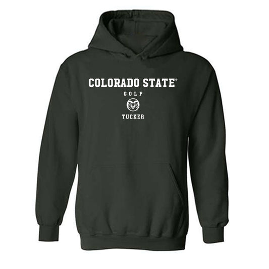 Colorado State - NCAA Men's Golf : Charlie Tucker - Hooded Sweatshirt-0