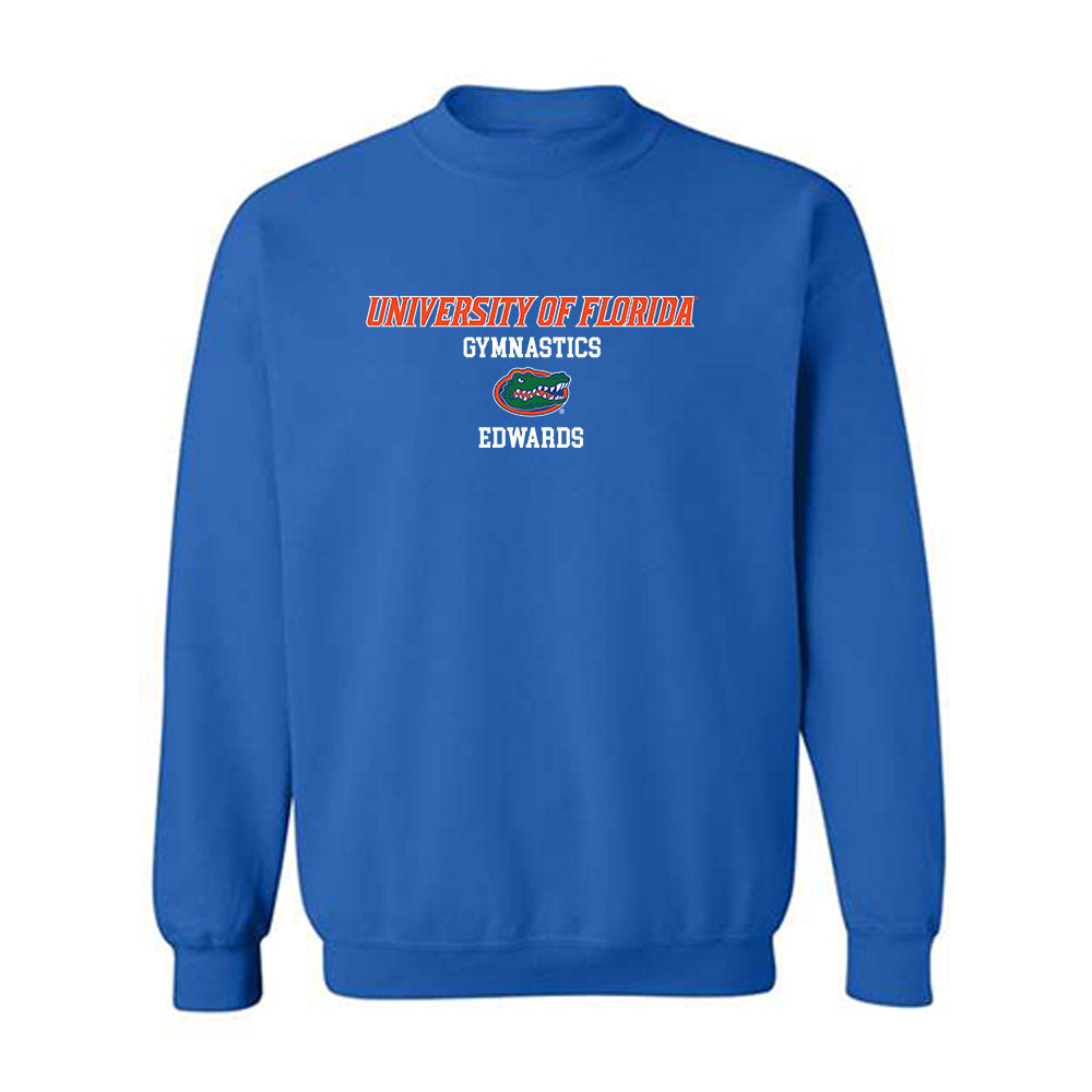 Florida - NCAA Women's Gymnastics : Brianna Edwards - Classic Shersey Crewneck Sweatshirt-0