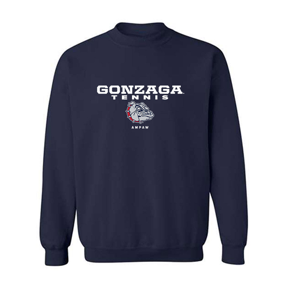 Gonzaga - NCAA Men's Tennis : Kai-Luca Ampaw - Classic Shersey Crewneck Sweatshirt-0