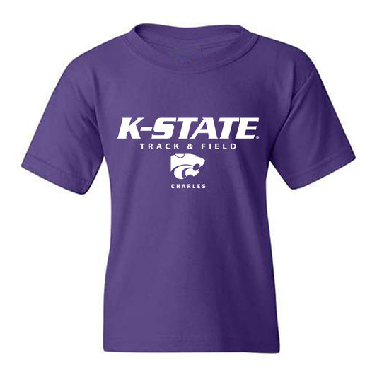 Kansas State - NCAA Men's Track & Field : Dorian Charles - Classic Shersey Youth T-Shirt-0