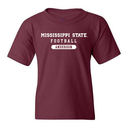 Mississippi State - NCAA Football : Deonte Anderson - Youth T-Shirt