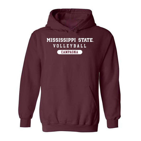 Mississippi State - NCAA Women's Volleyball : Hailey Campagna - Classic Shersey Hooded Sweatshirt-0