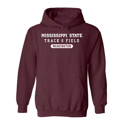 Mississippi State - NCAA Men's Track & Field : Marquise Washington - Classic Shersey Hooded Sweatshirt-0