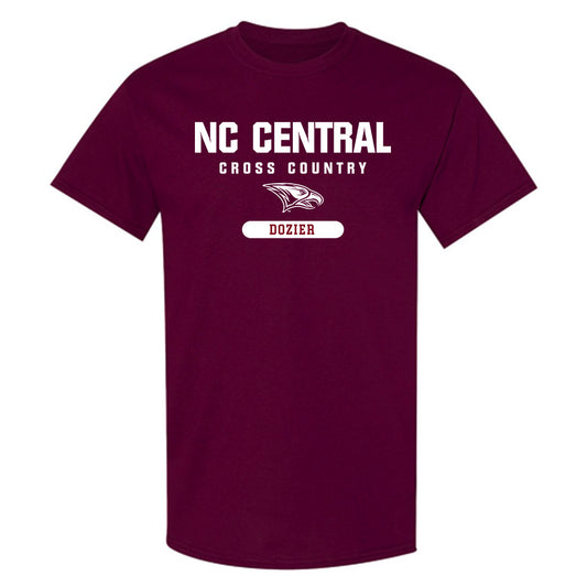 NCCU - NCAA Men's Cross Country : Sebastian Dozier - Classic Shersey T-Shirt-0