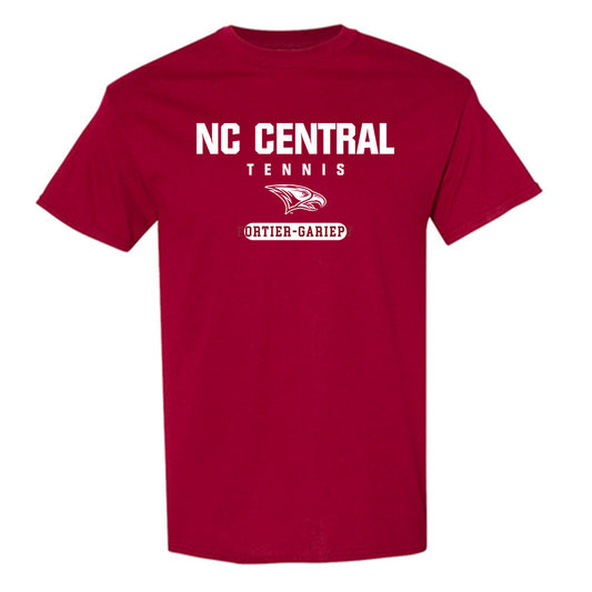 NCCU - NCAA Men's Tennis : Leo Fortier-Gariepy - T-Shirt