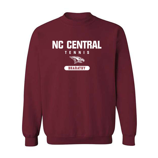 NCCU - NCAA Men's Tennis : Naresh Mithran Bharathy - Classic Shersey Crewneck Sweatshirt