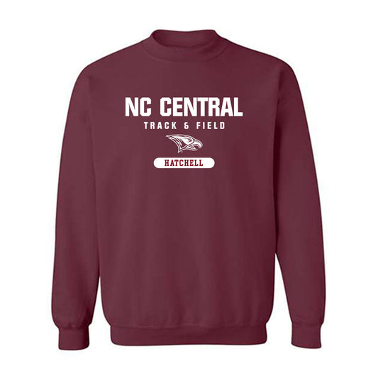 NCCU - NCAA Men's Track & Field : Savon Hatchell - Classic Shersey Crewneck Sweatshirt