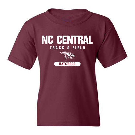 NCCU - NCAA Men's Track & Field : Savon Hatchell - Classic Shersey Youth T-Shirt