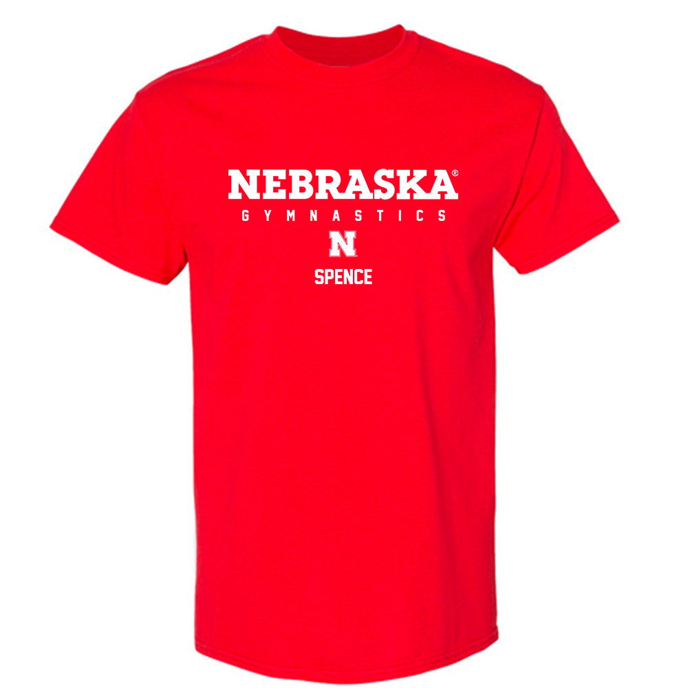 Nebraska - NCAA Women's Gymnastics : Emma Spence - Classic Shersey T-Shirt-0