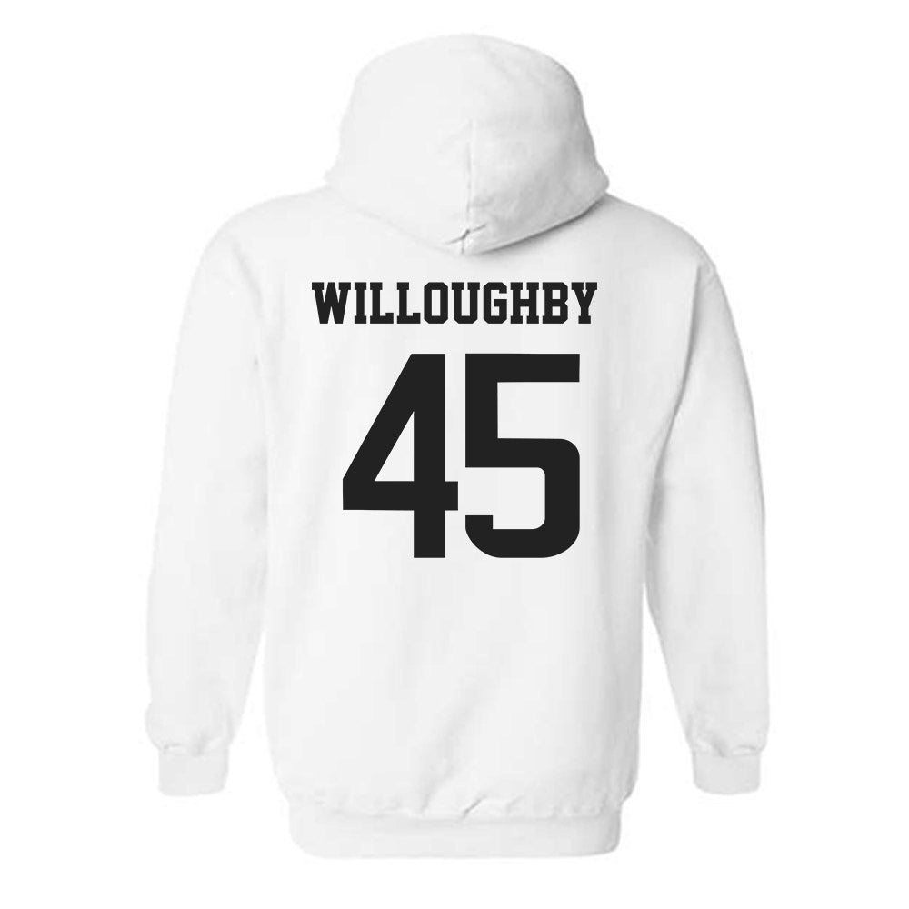 Southern Miss - NCAA Baseball : Brooks Willoughby - Replica Shersey Hooded Sweatshirt-1