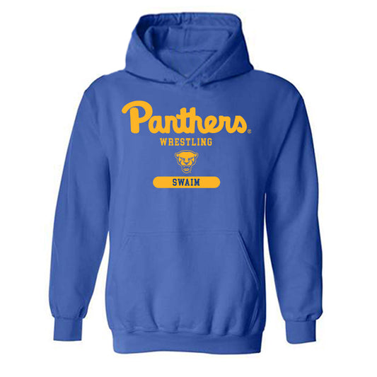 Pittsburgh - NCAA Wrestling : Connor Swaim - Classic Shersey Hooded Sweatshirt