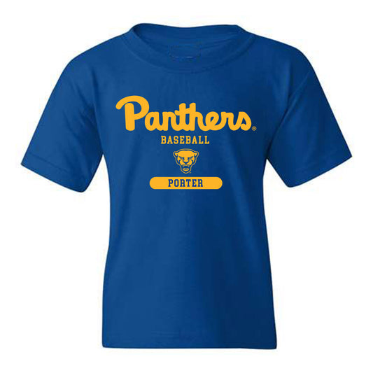 Pittsburgh - NCAA Baseball : Matthew Porter - Classic Shersey Youth T-Shirt