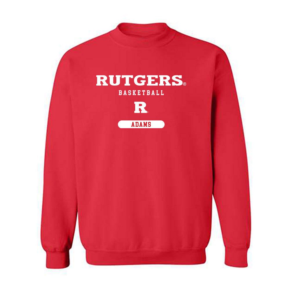 Rutgers - NCAA Women's Basketball : Destiny Adams - Classic Shersey Crewneck Sweatshirt-0