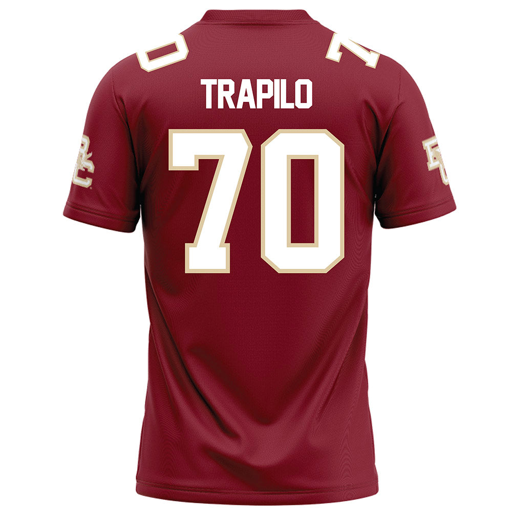 Boston College - NCAA Football : Ozzy Trapilo - Maroon Football Jersey