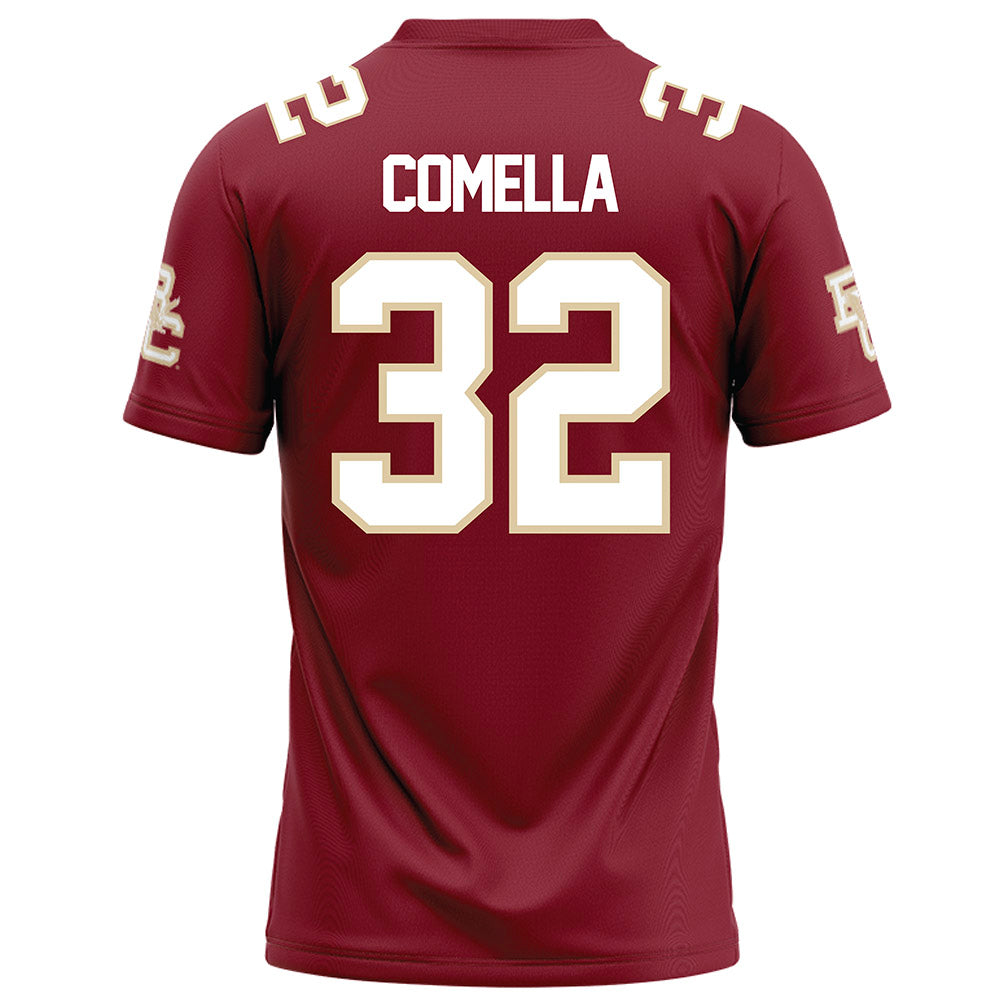 Boston College - NCAA Football : Charlie Comella - Maroon Football Jersey