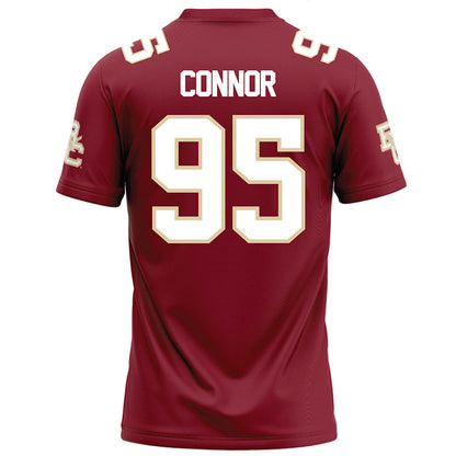 Boston College - NCAA Football : Liam Connor - Maroon Football Jersey