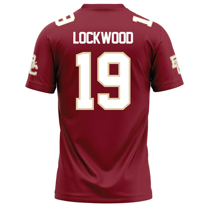 Boston College - NCAA Football : Ty Lockwood - Maroon Football Jersey-1
