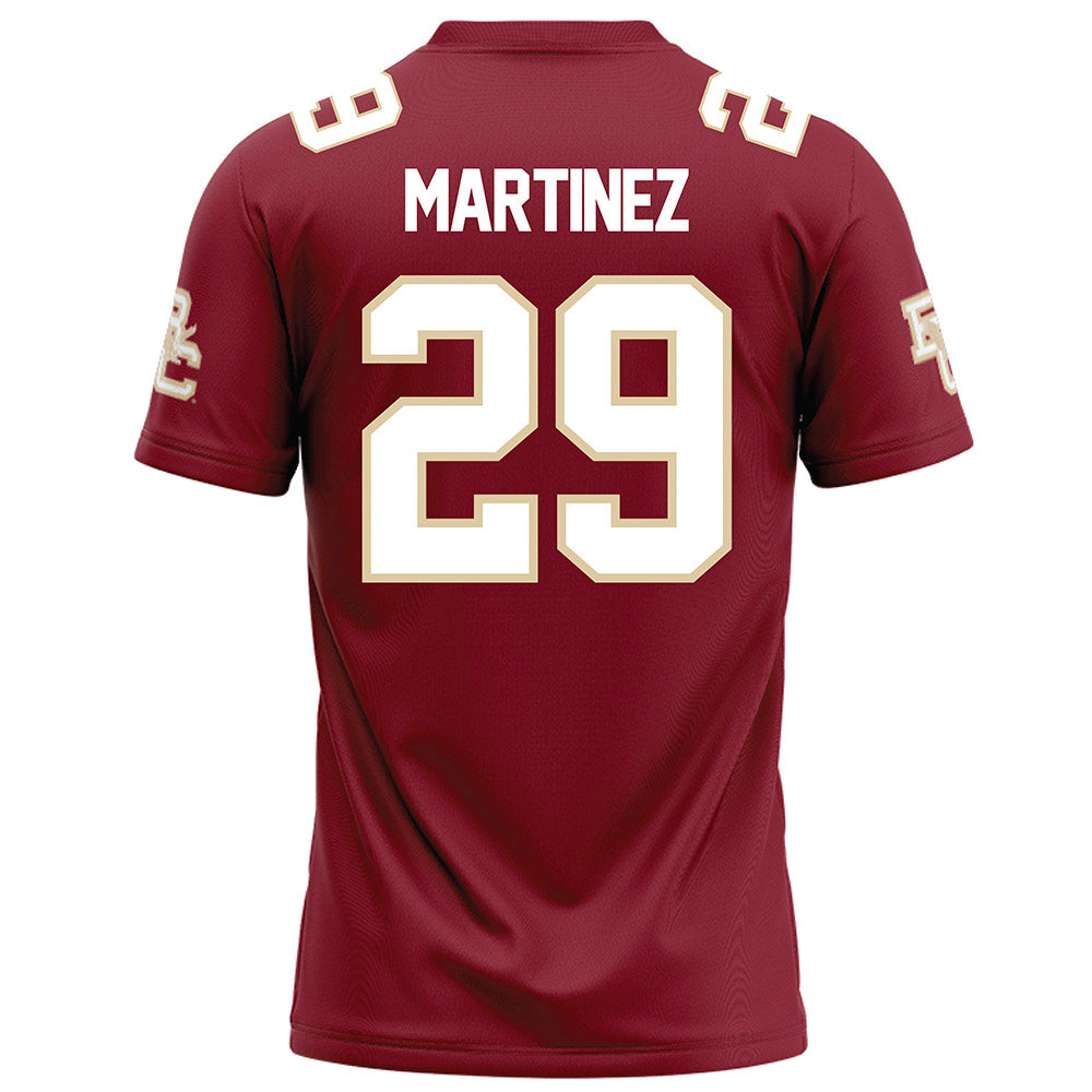 Boston College - NCAA Football : Cameron Martinez - Maroon Football Jersey