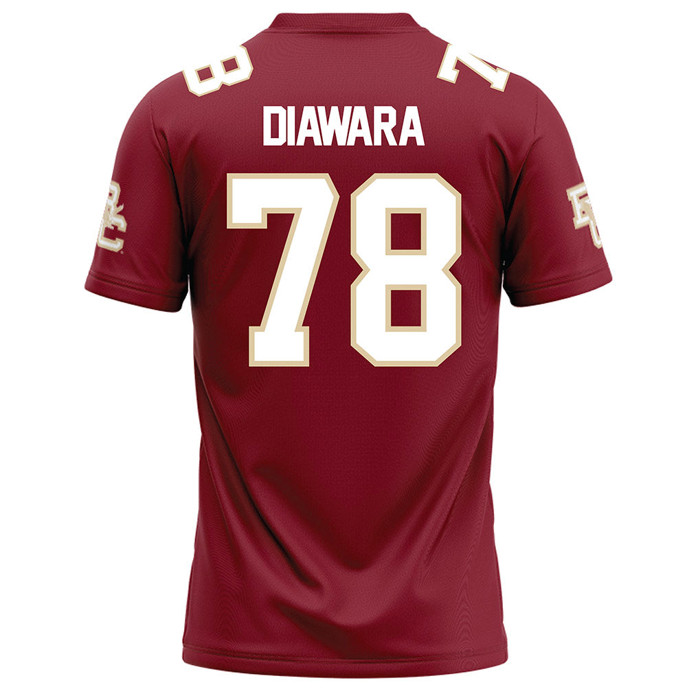 Boston College - NCAA Football : Souleye Diawara - Maroon Football Jersey