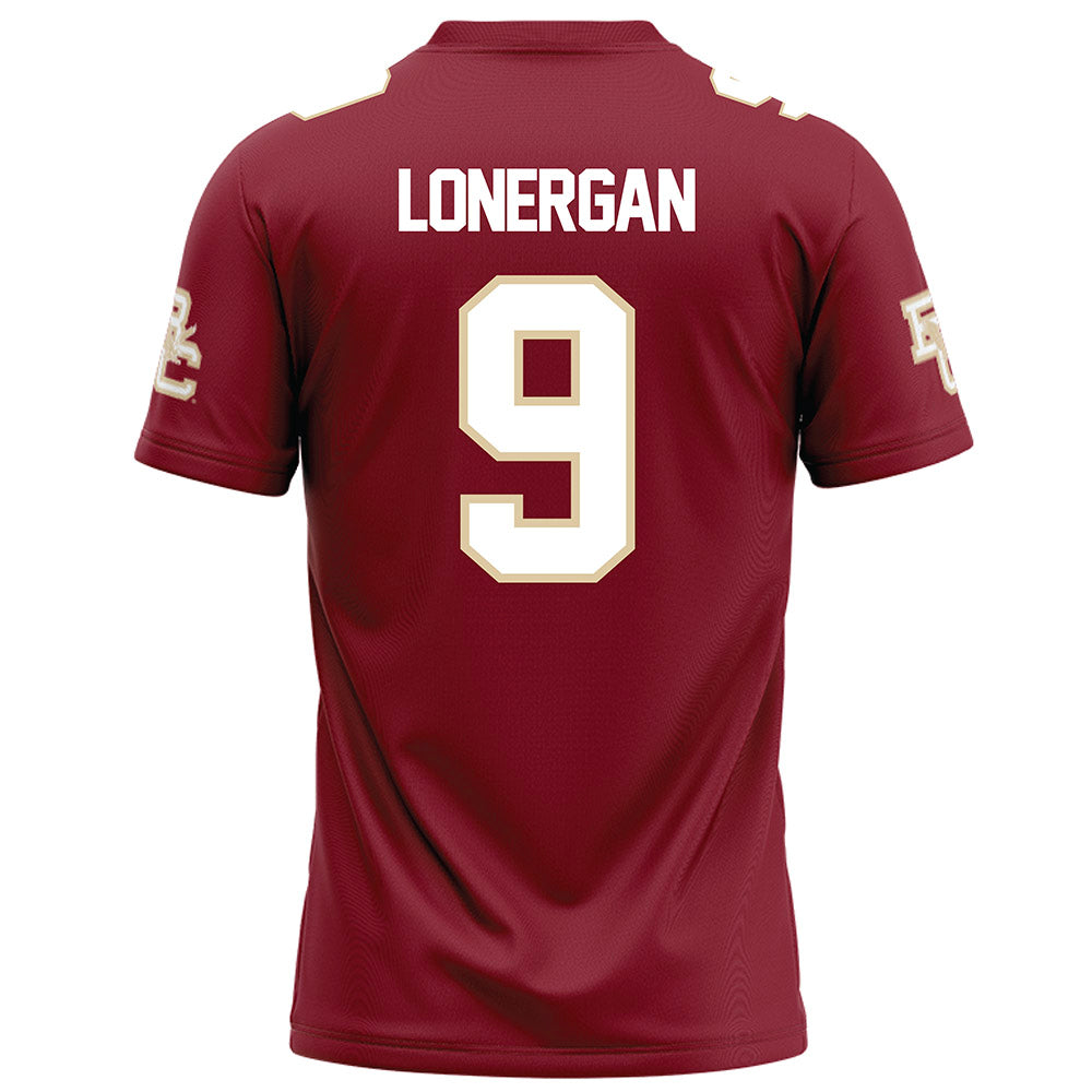 Boston College - NCAA Football : dylan lonergan - Maroon Football Jersey-1